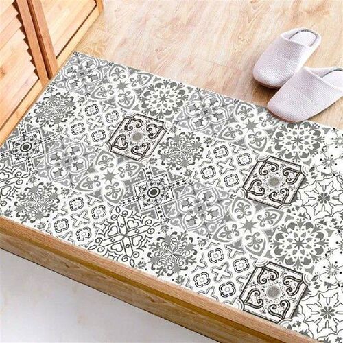 Gray Moroccan Wall Sticker Decor Kitchen Bathroom Decal Art
