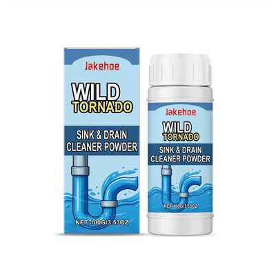 JAKEHOE Drain Cleaner Powder for Kitchen and Bathroom - Clea