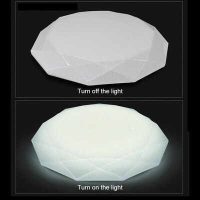 LED Ceiling Lamp Fixture Diamond Shaped Light for Hallway Li