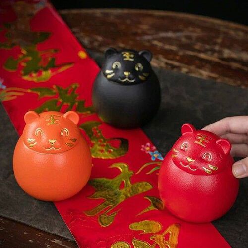 Small Tiger Tea Pot Ceramic Sealed Pot Household Puer