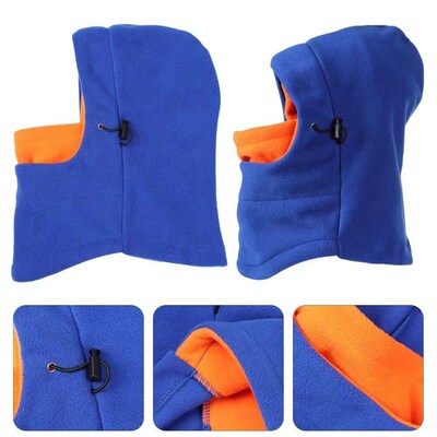 1pc Thermal Neck Warm Full Face Ski Mask Hood Cap Kids Winte