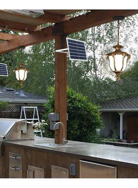 美式防水吊灯太户走廊过道外HDS-DD00阳台顶灯庭院廊架凉亭室外阳