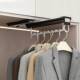 绅缩衣架挂衣杆绅冲缩衣杆裤 5衣尼缓顶装 架多功能 138 衣西柜阻JH