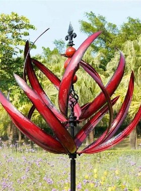 Harlow Wind Spinner Metal Windmill 3D Wind Powered Kinetic