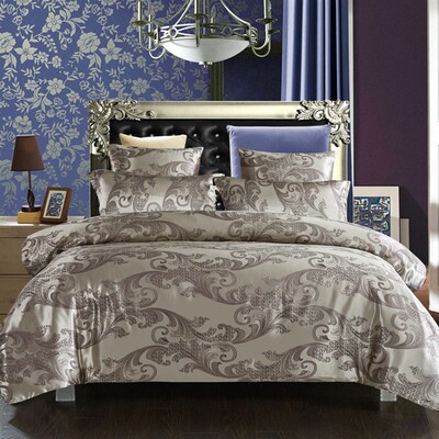 Home Textile European-style Satin Jacquard Quilt ver Pillowc