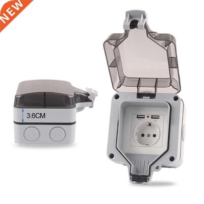 IP66 EU Stndrd lrge plug Wterproof Outdoor Wll Switch S