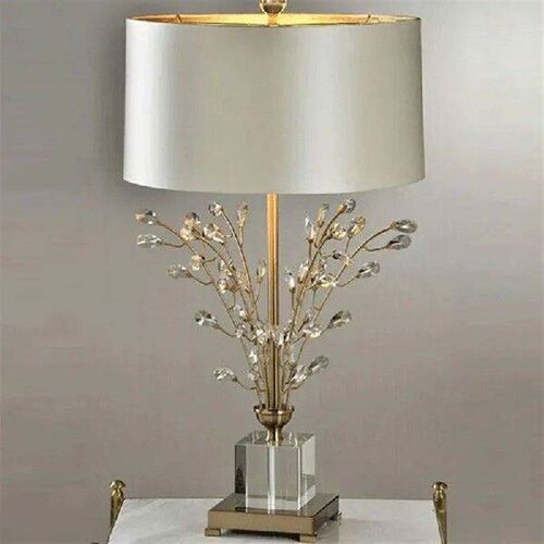 nordic led stone crystal bedroom lamp lampada da tavolo