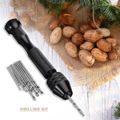 Swivel Head Pin 10pcs Micro Twist Drill Bits Aluminum Alloy