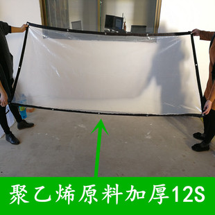 加厚S防雨防水塑料布窗户阳台多肉防风遮雨篷布保温布