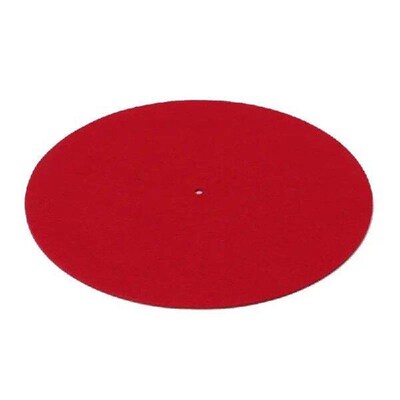 Red Felt Turntable Platter Mat Vinyl Record Felt Record Pad
