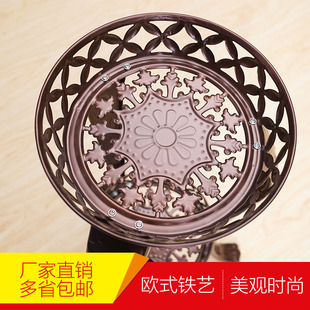 欧式铁艺花架多层绿萝吊兰客厅阳台室内仿实木造型花盆架落地大盆