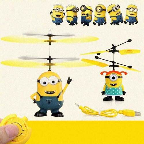 11 PC  Fly Minion Toy RC Helicopter Rio Sensor Remote