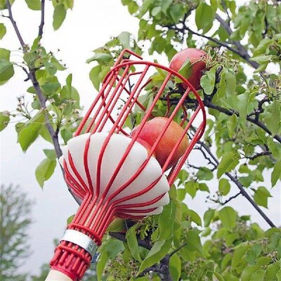 Picking Farm Deep Basket Fruit Picker Head Portable Metal