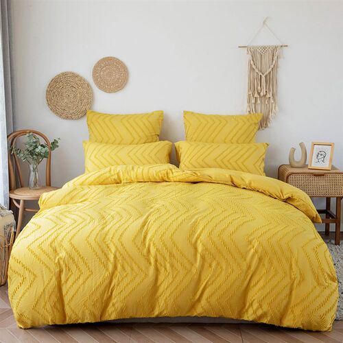 Bedding Bedding Solid Color Cut Flower Wavy Craft Style Diam