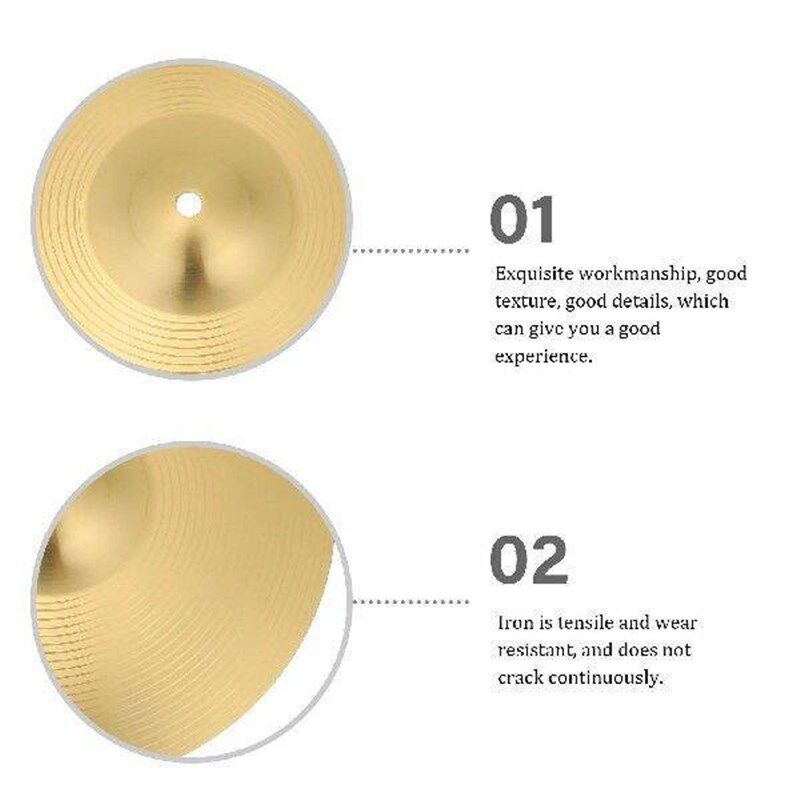 Drum Cymbals Jazz Kit Toddler Part Brass Percussion Fitting - 实物图