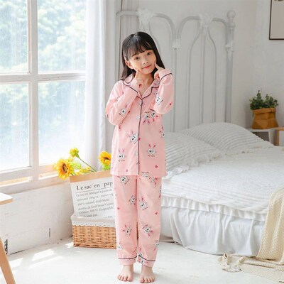 Children Cotton Pyjamas Set Baby Sleepwear Pijama Cartoon Pr