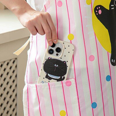 Dopamine Apron Waterproof and Stain-Resistant Half Apron for