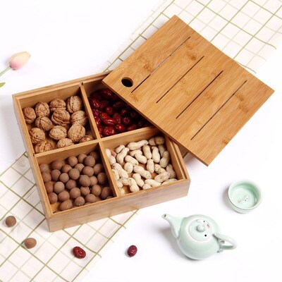 Portable solid wooden snacks dribbling cover 4 g dried fruit