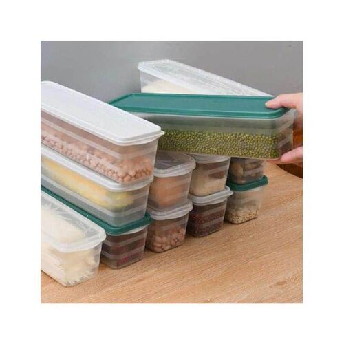 Portable Noodle Spaghetti Container Square Transparent
