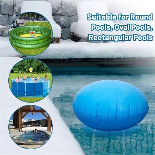 Round Air Pool Pillow PVC Pool Cover Air Pillow Inflatable