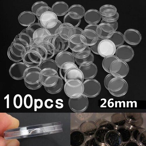 16/18/19/20/21/23/24/25/26/28/30/32mm Coin Capsules Storage