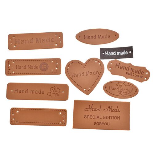 50pcs/pack Hand Made Letter Sewing Garment For Labels DIY