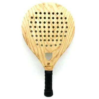 POWERTI Wooden Paddle Racket Beach Tennis Racket Tennis