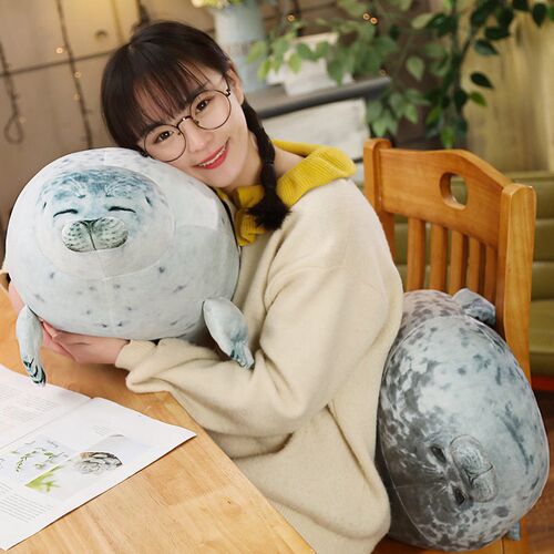 1pc High Quality 30/40/60cm Stuffed Osaka Seal Pillow Super