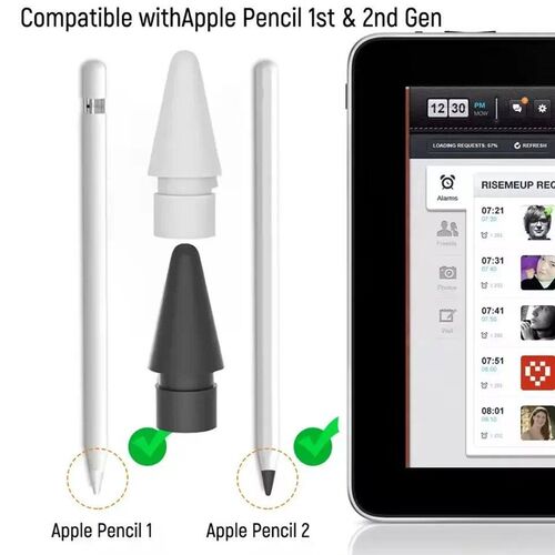 For  Pencil 1st/2nd Pencil Nibs Tip Replacement Silent Table