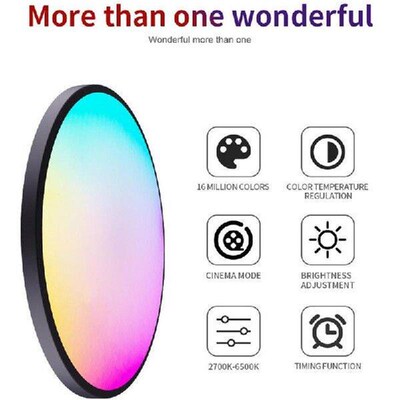LED Ceiling Light LED Light Fixture With Remote Control