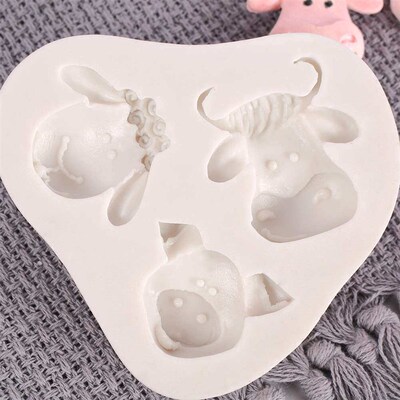 Pastry baking silicone mold Cattle head sheep head silicone