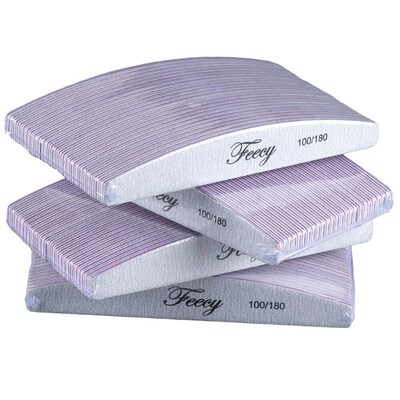 10Pcs/Lot Nail File Buffer Double Side Nail Files Buffer 80/