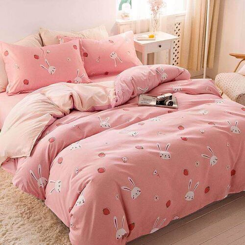 Summer bedding set Bed Sheet 4 piece Wash cotton Princess Ai