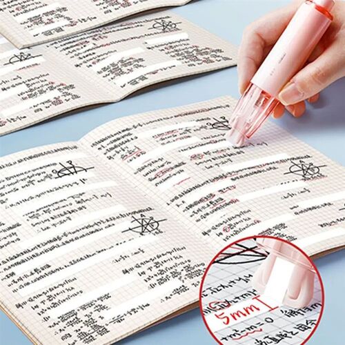 Candy Color Press Replaceable Core Correction Tape Cute Pen