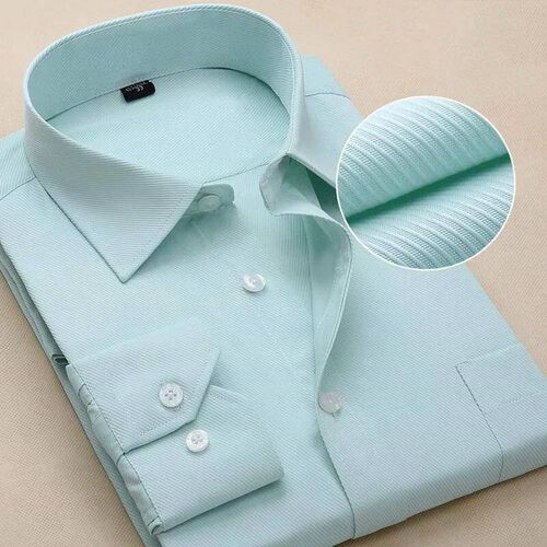 Plus Size Men Dress Shirts Long Sleeve Slim Fit Solid Stripe