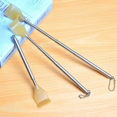 Portable Telescopic Back Scratcher, 4-section Itch Reliever,