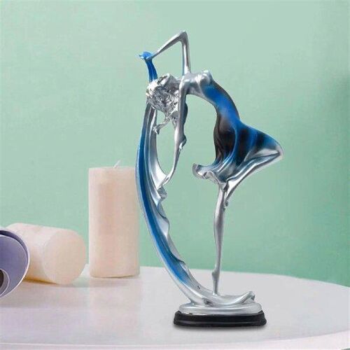 Resin Ballerina Statue Dancer Sculpture, Home Decor Desk