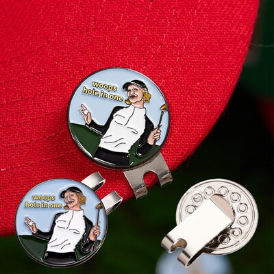 Golf Ball Mark Magnetic Adsorption Alloy Removable Marker