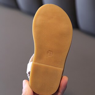 Girls Sandals Kids Summer Roman Shoes 2023 Elegant Pearl Rhi