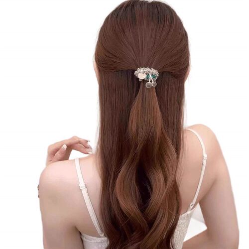 Cherry Pendant Hair Rope for Women 2025 New High-End Design,