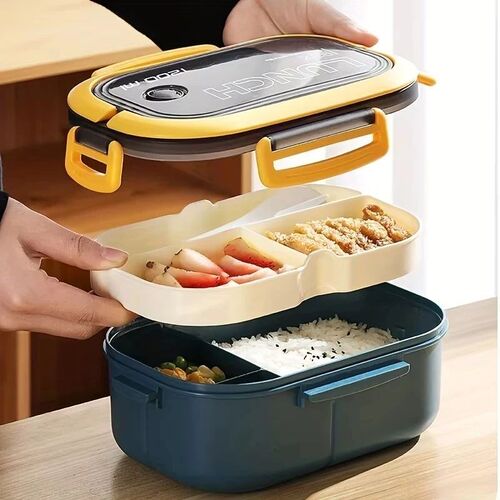 Double Layered Lunch Box Food Container For Kids Portable Co