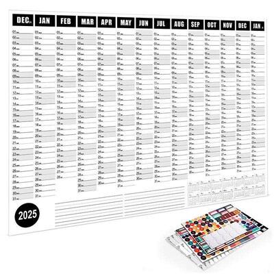 2023 Yearly Calendar Wall Calendar Planner Annual Agend