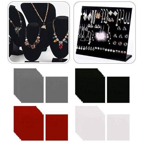 10 Pieces Felt Fabric Velvet Fabric Waterproof Sheets for