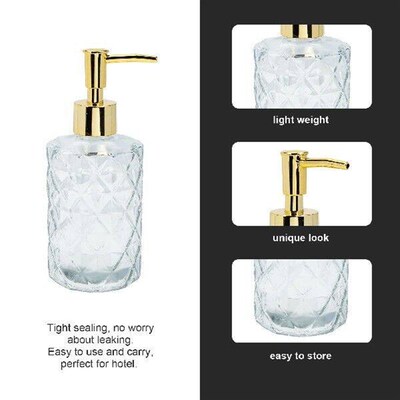 Shower Gel Bottle Soap Dispenser Bottles Refillable