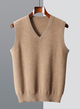 Autumn And Winter New Wool Sweater Vest Mens Vest Fashion C