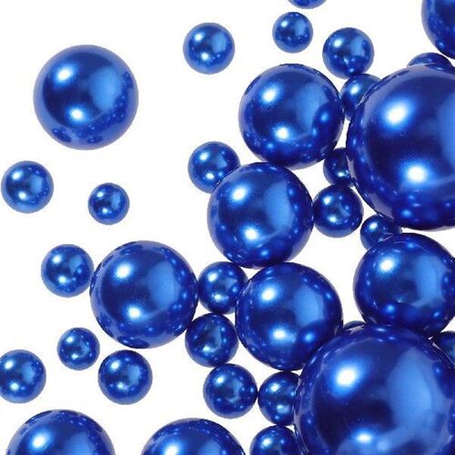 Dark Blue Floating Pearl Vase Decoration Decorations for