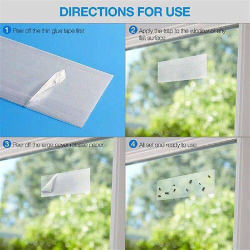 30-10pcs Strong Fly Traps Bugs Sticky Board Glue Board