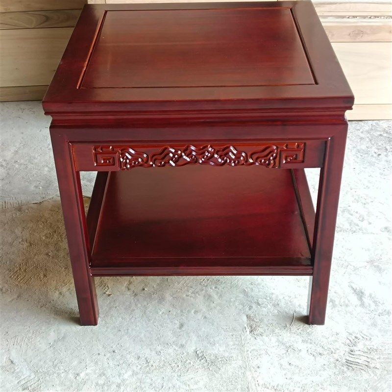 纯实木小方桌正方形茶桌中式沙发侧边几角几全榆木鱼缸奇石架新款,住宅家具,角几/边几,淘宝优惠券,粉丝福利购,淘宝优惠卷