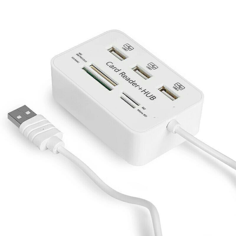 USB2.0分线器一拖3电脑高速扩展多接口HUB转换器3.0集线器读卡器