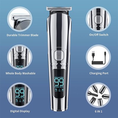 all in one hair trimmer for men face beard grooming kit hair